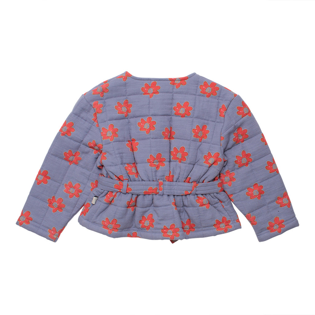 Jacket Quilt Fun Flower Stormy Blue