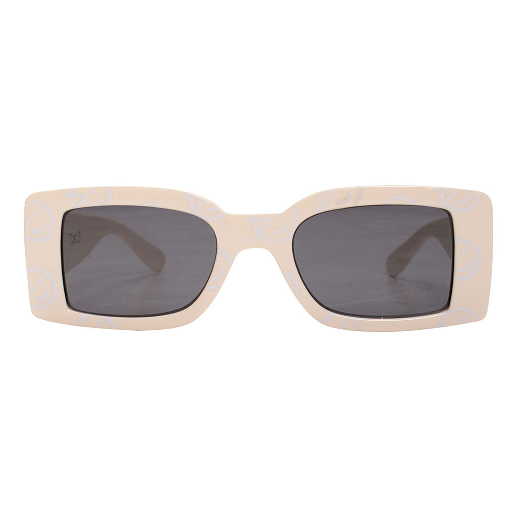 Sunglasses Pop Colour UV Tide White