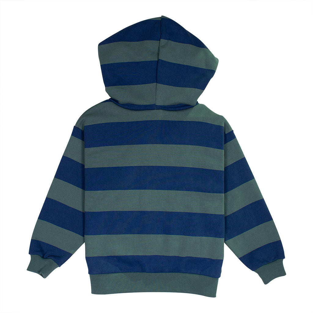 Hoody Amore Soft Green Kobalt Blue