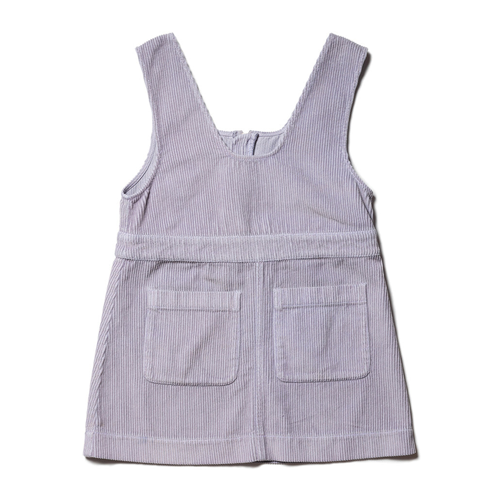 Dress Pinafore Lilac Jumbo Cord