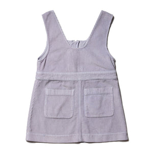 Dress Pinafore Lilac Jumbo Cord