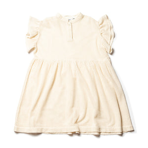 Dress Frill Sleeve Ecru Lace