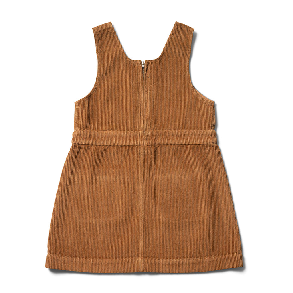 Dress Pinafore Umber