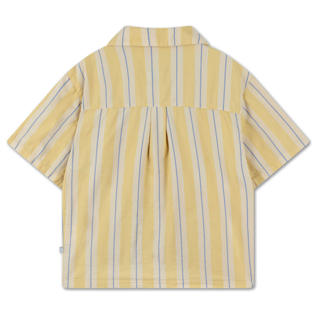 Shirt Boxy Sand Gold Stripe