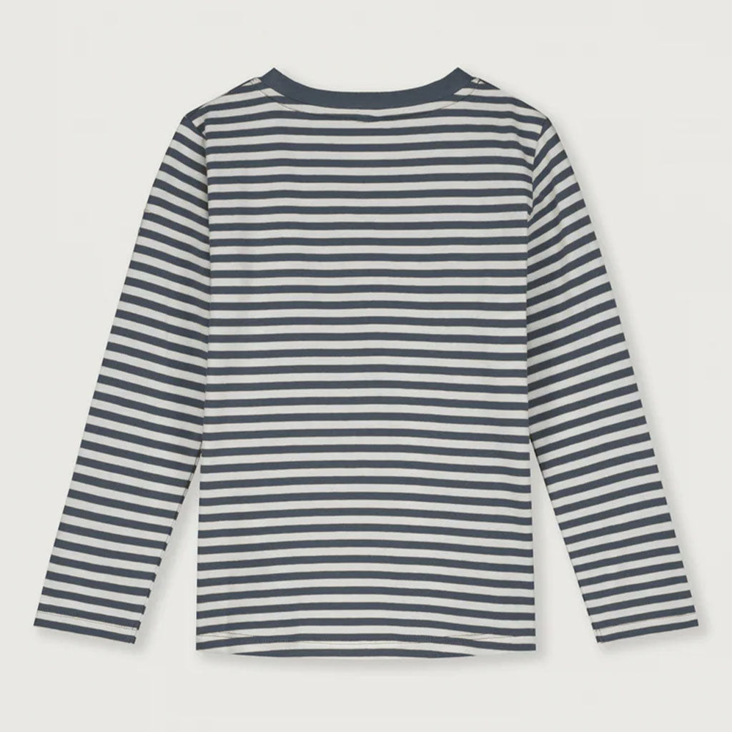 Longsleeve Blue Grey Off White