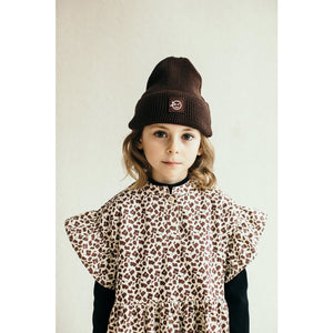 Dress Frill Sleeve Ecru Acer