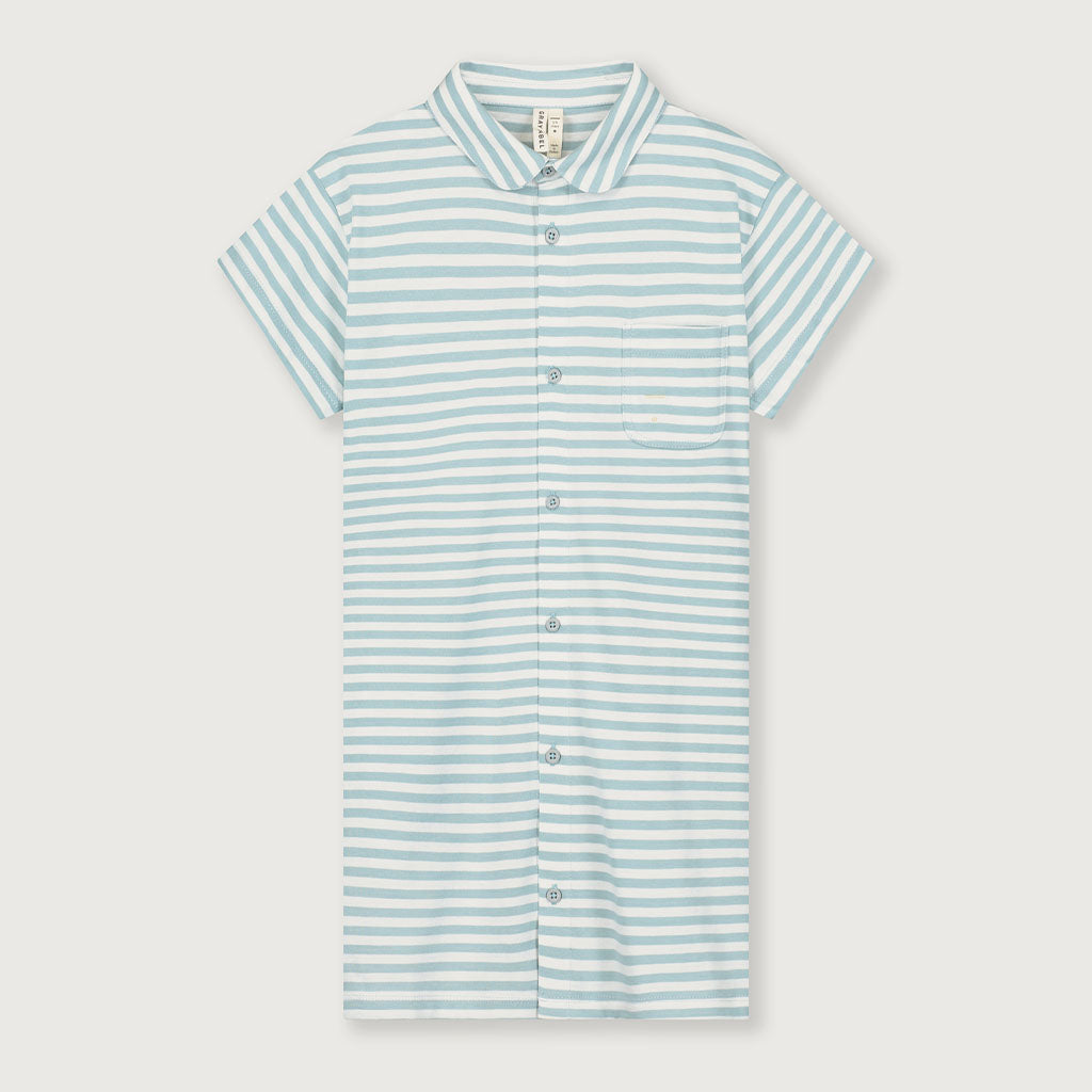 Dress Shirt Long Sky Off White