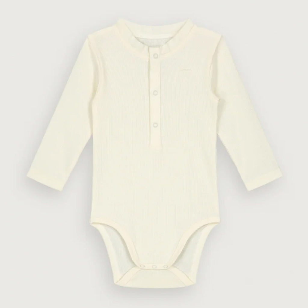 Body Longsleeve Henley Cream