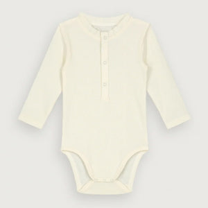 Body Longsleeve Henley Cream