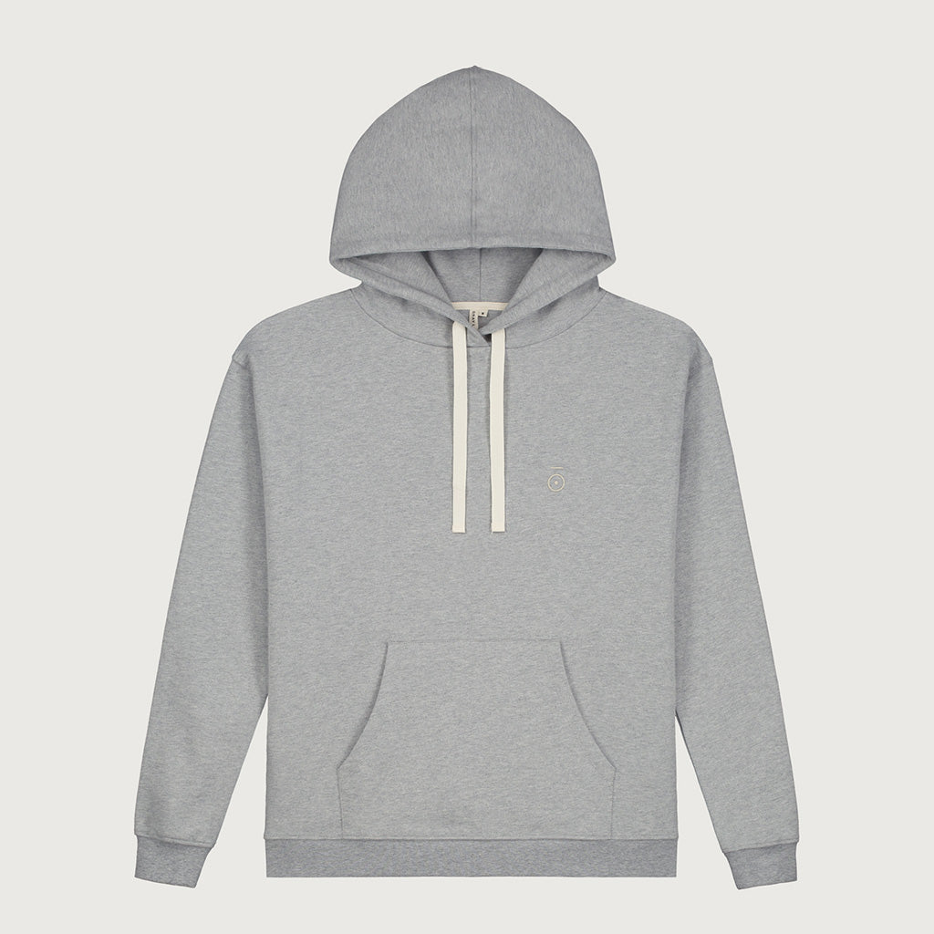 Hoodie Grey Melange Adult