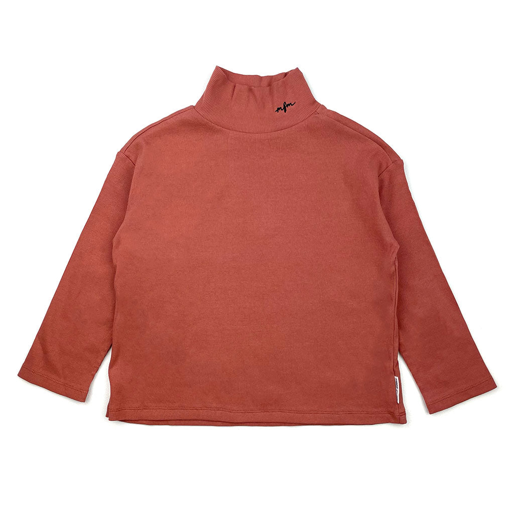 Turtleneck Rib Blushing Bizon