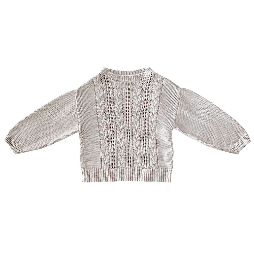 Sweater Knit Ecru - Sample