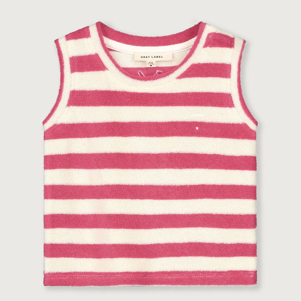 Tanktop Pop Terry Cherry Cream