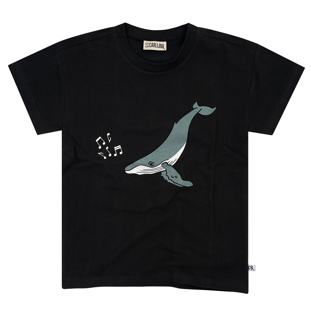 T-shirt Whale Black