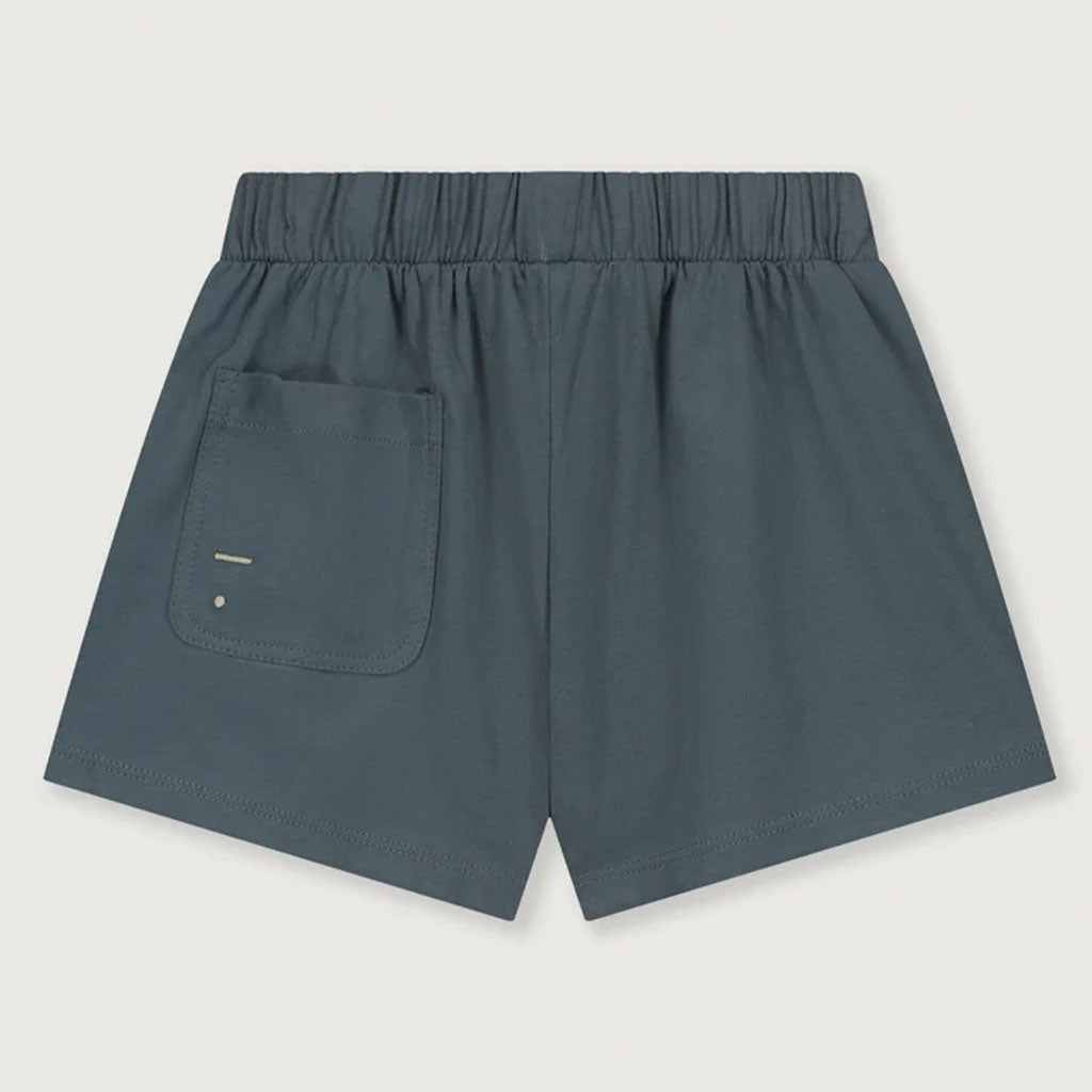 Shorts Elasticated Blue Grey