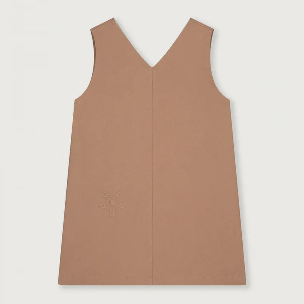 Dress Sleeveless Twill Pop Biscuit