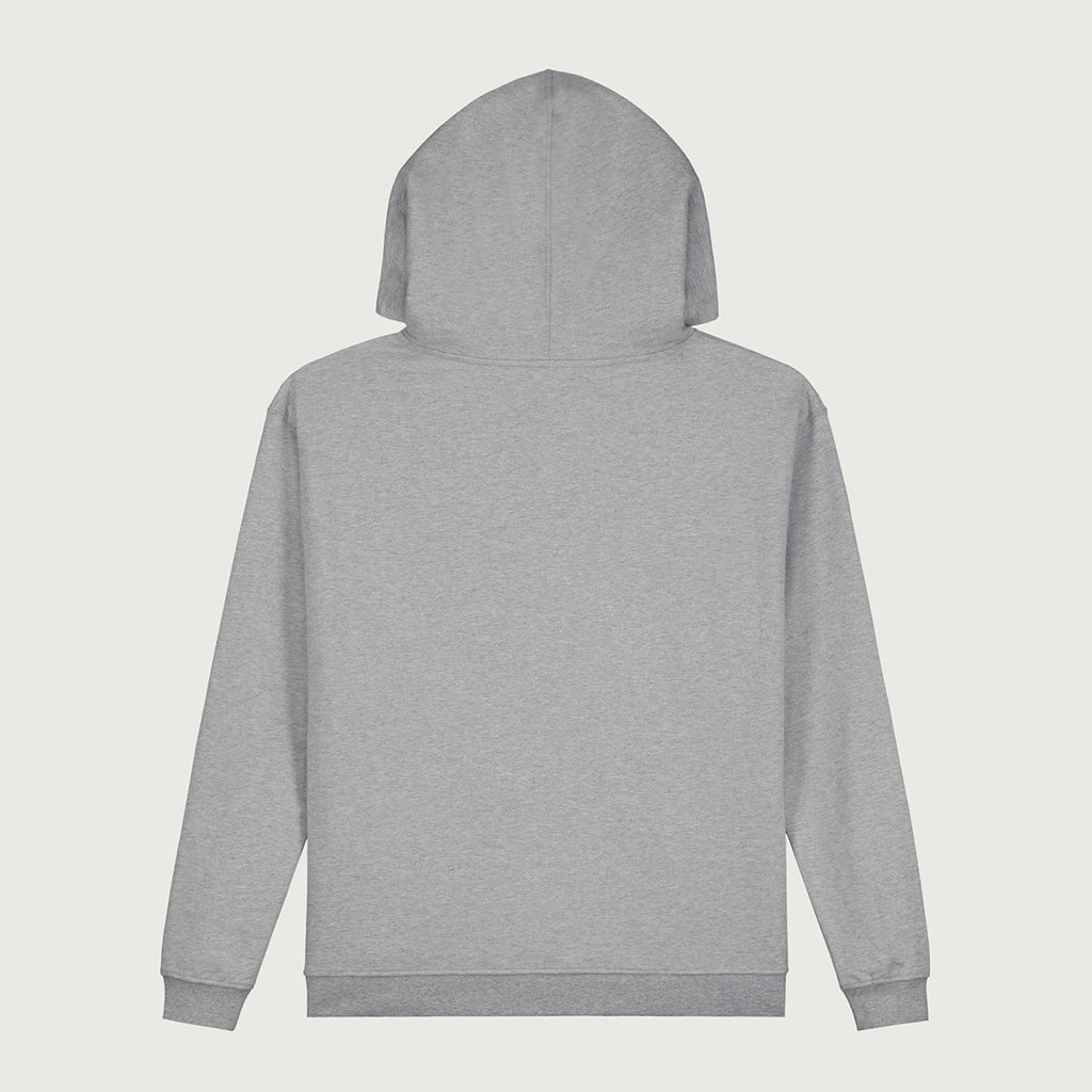 Hoodie Grey Melange Adult