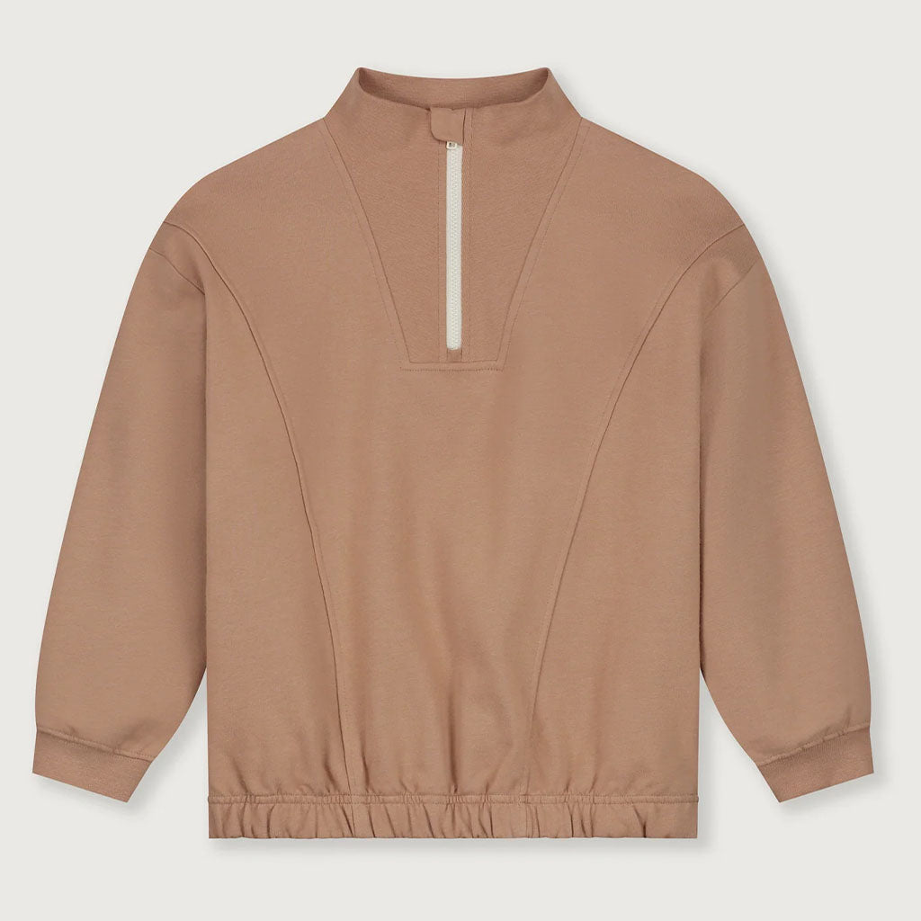 Jumper Half-zip Biscuit