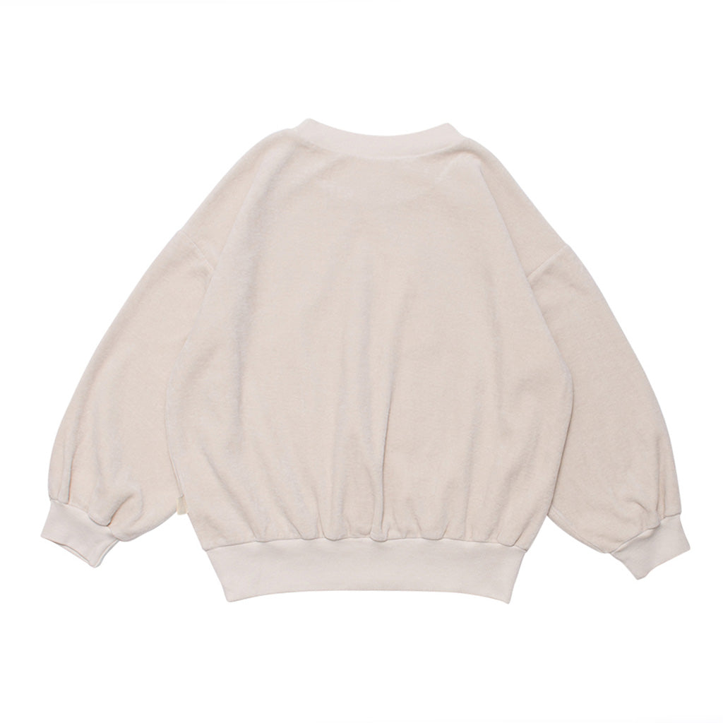 Sweater Velour Pale Pebble