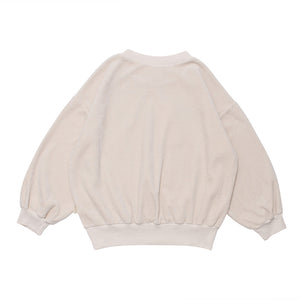 Sweater Velour Pale Pebble