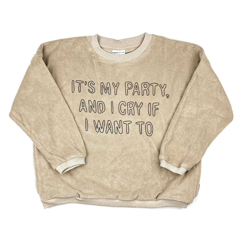 Sweater Toweling It's My Party