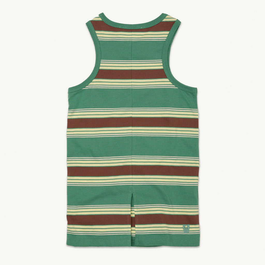 Dress Vest Multi Wide Stripe