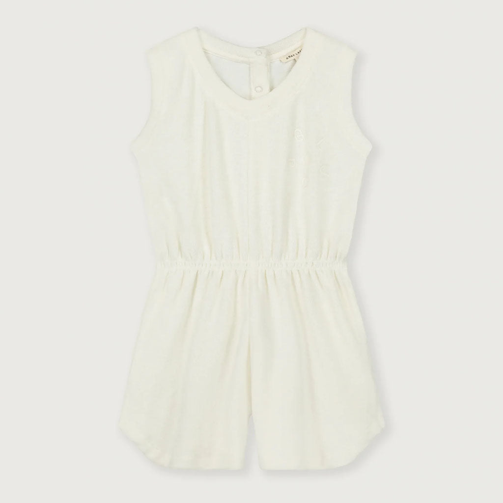 Suit Sleeveless Terry Pop Cream