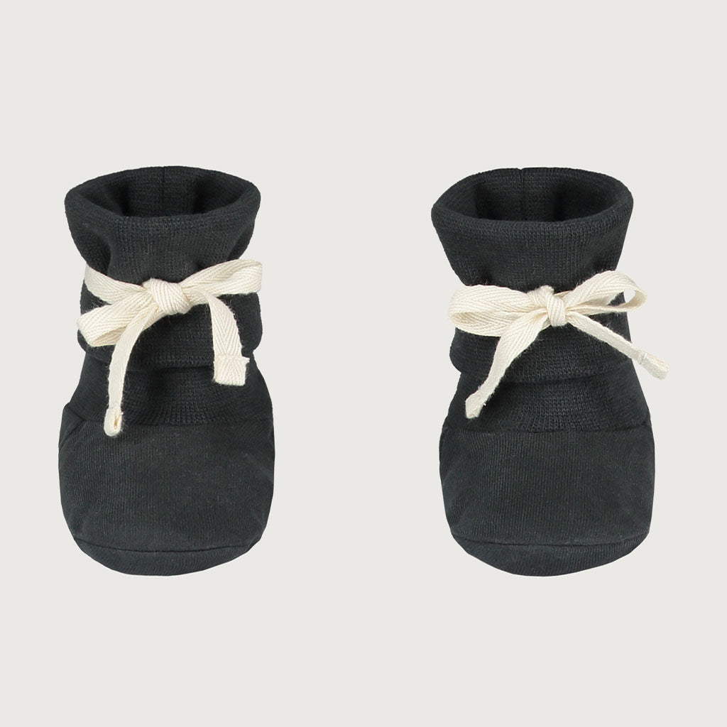 Booties Ribbed Nearly Black