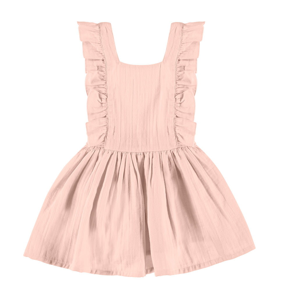 Dress Pinafore Pale Pink