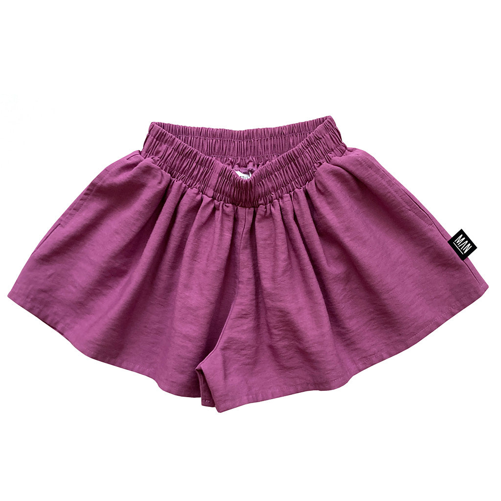 Shorts Wide Leg Violet