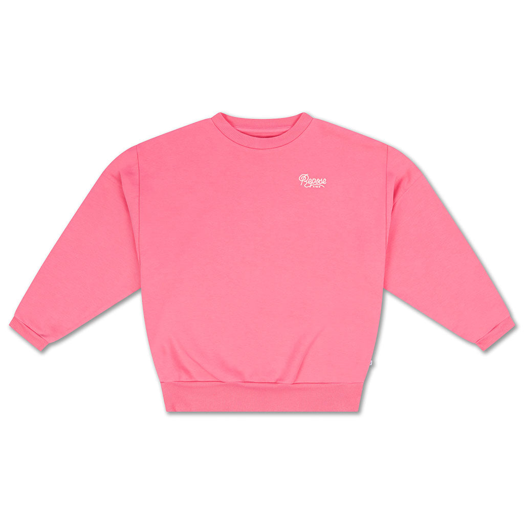 Sweater Crewneck Awesome Pink