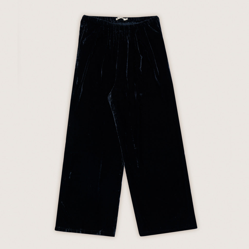 Pant Velour Space Blue Woman