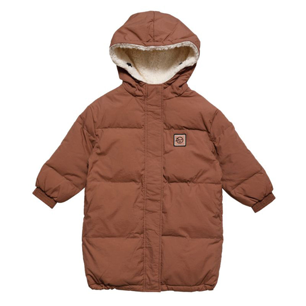 Coat Puffa Up Long Dull Pink