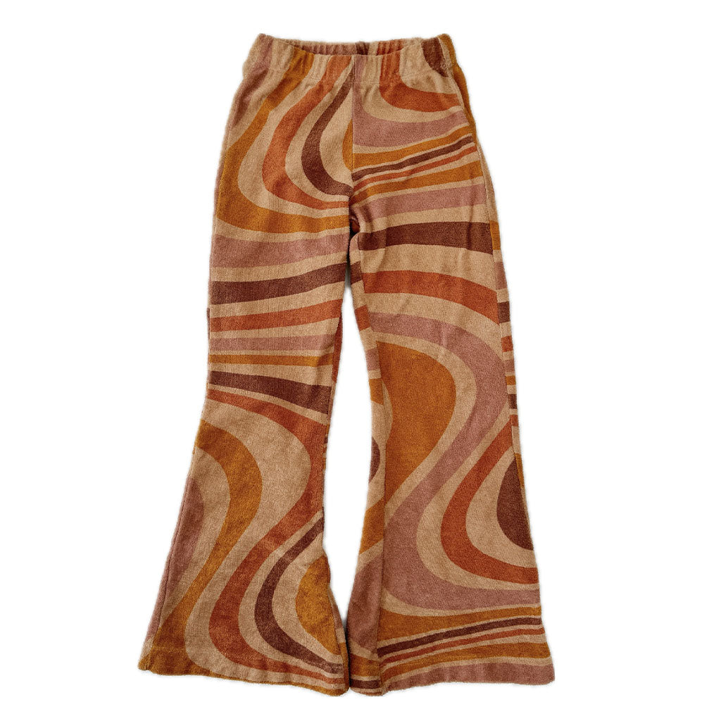 Pants Flared Psychedelic Stripe