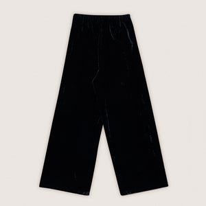 Pant Velour Space Blue Woman