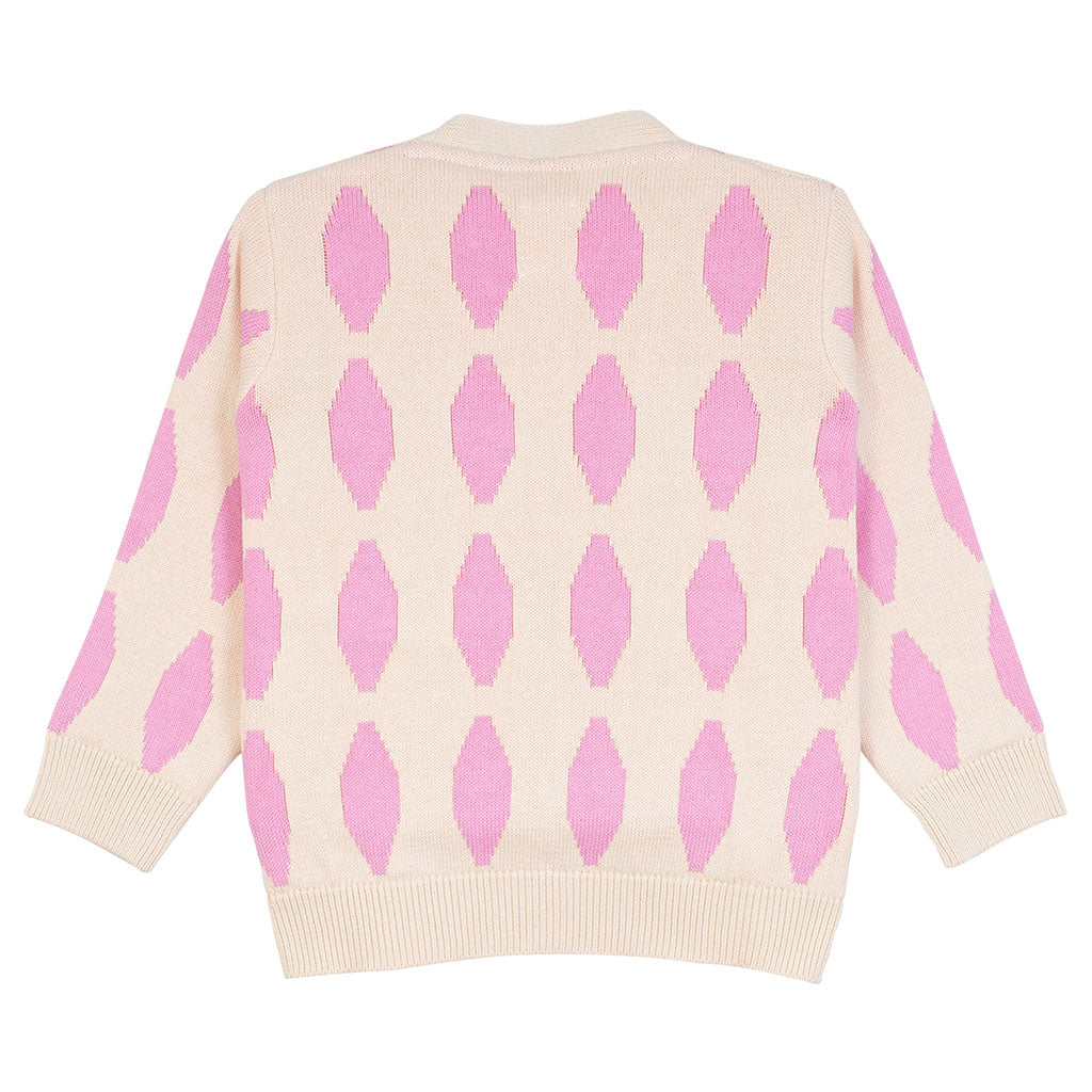 Cardigan Tile Naranja Lipstick