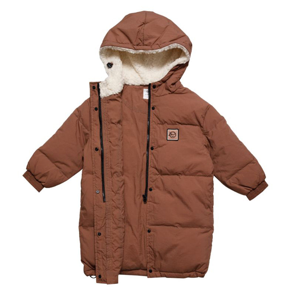 Coat Puffa Up Long Dull Pink