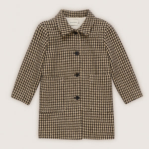 Coat Emilla Houndstooth Black & White