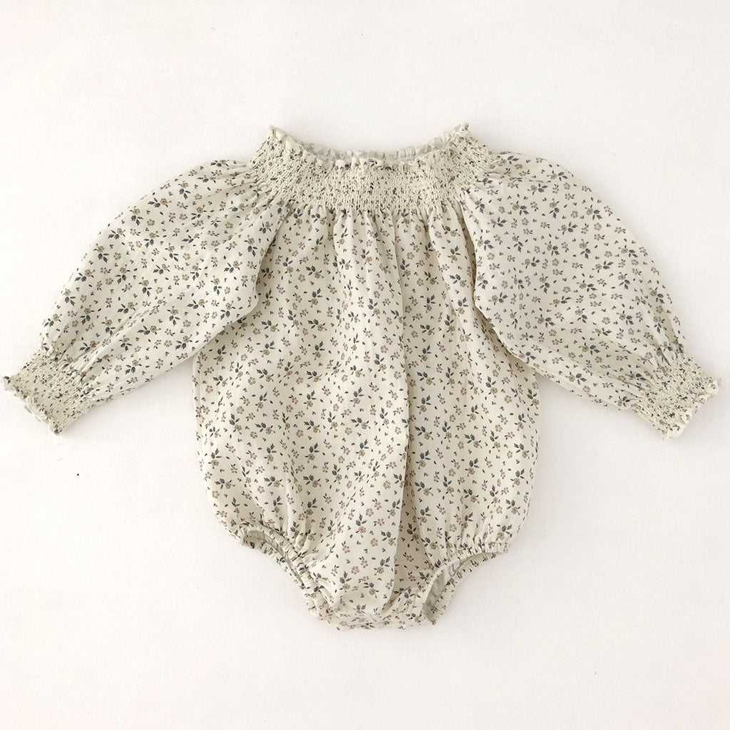 Romper Smocked Floral