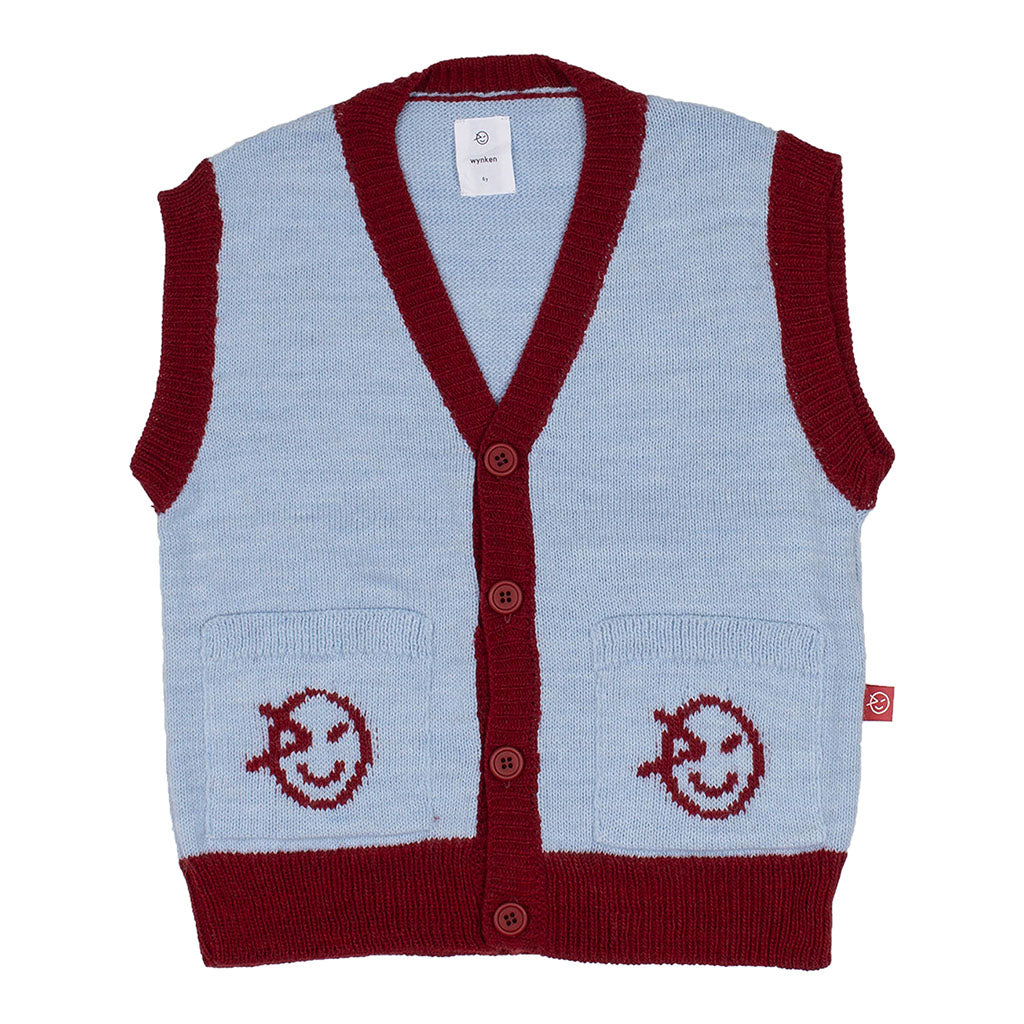 Waistcoat Sky College Red