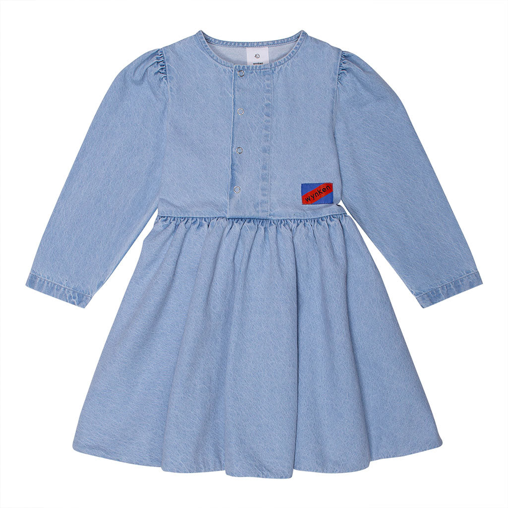 Dress Puff Denim Pale Bleached Wash