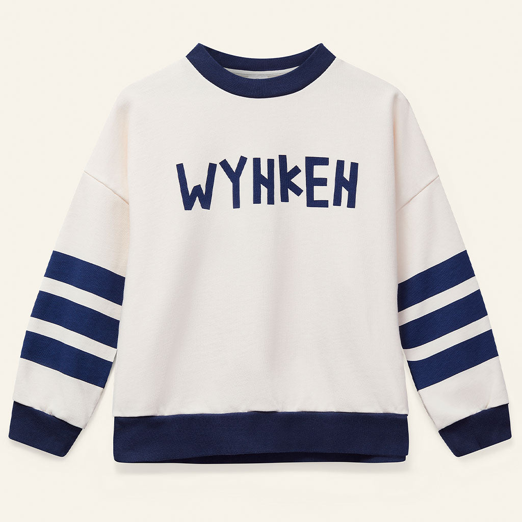 Sweater Glide Ecru Blue