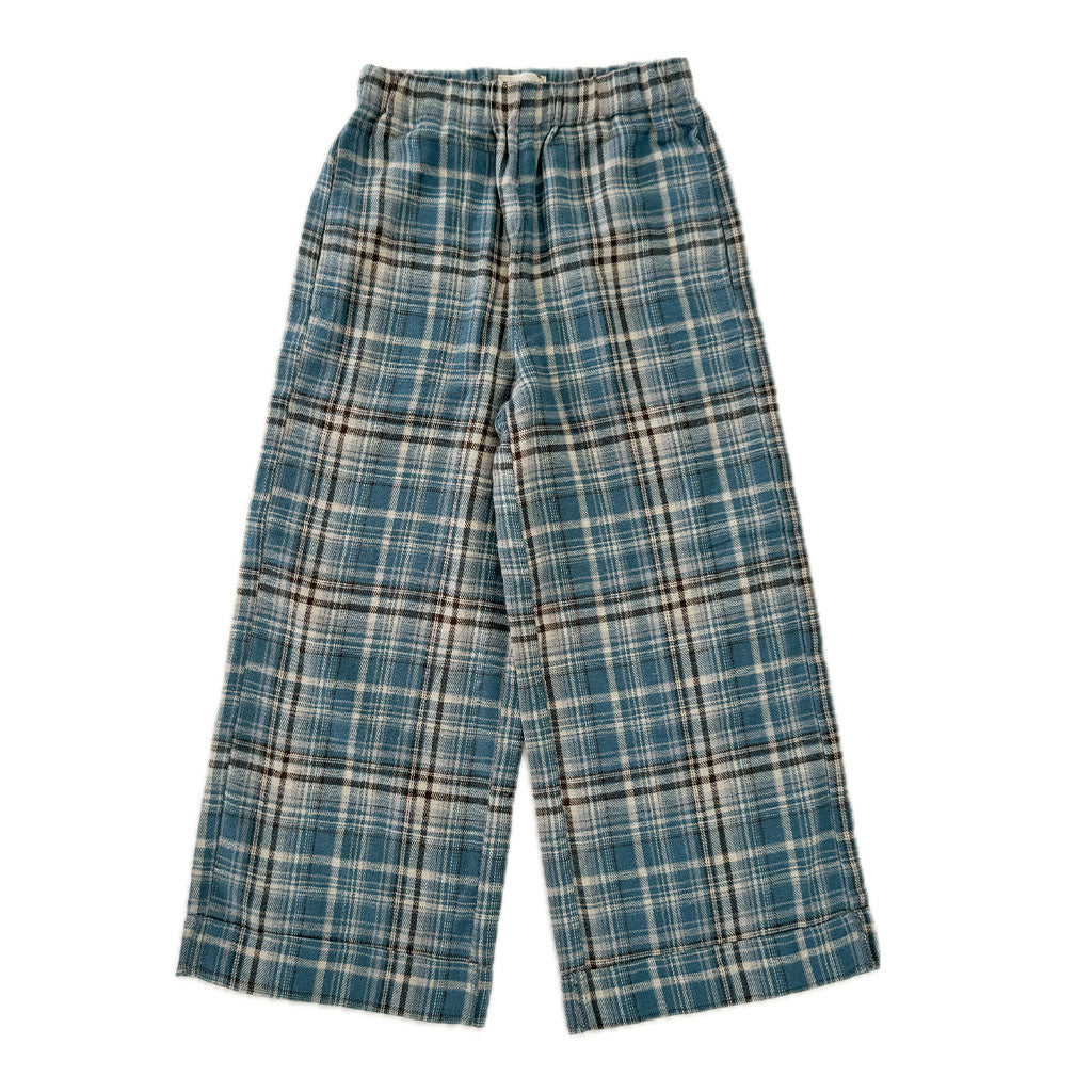 Pants Blue Check