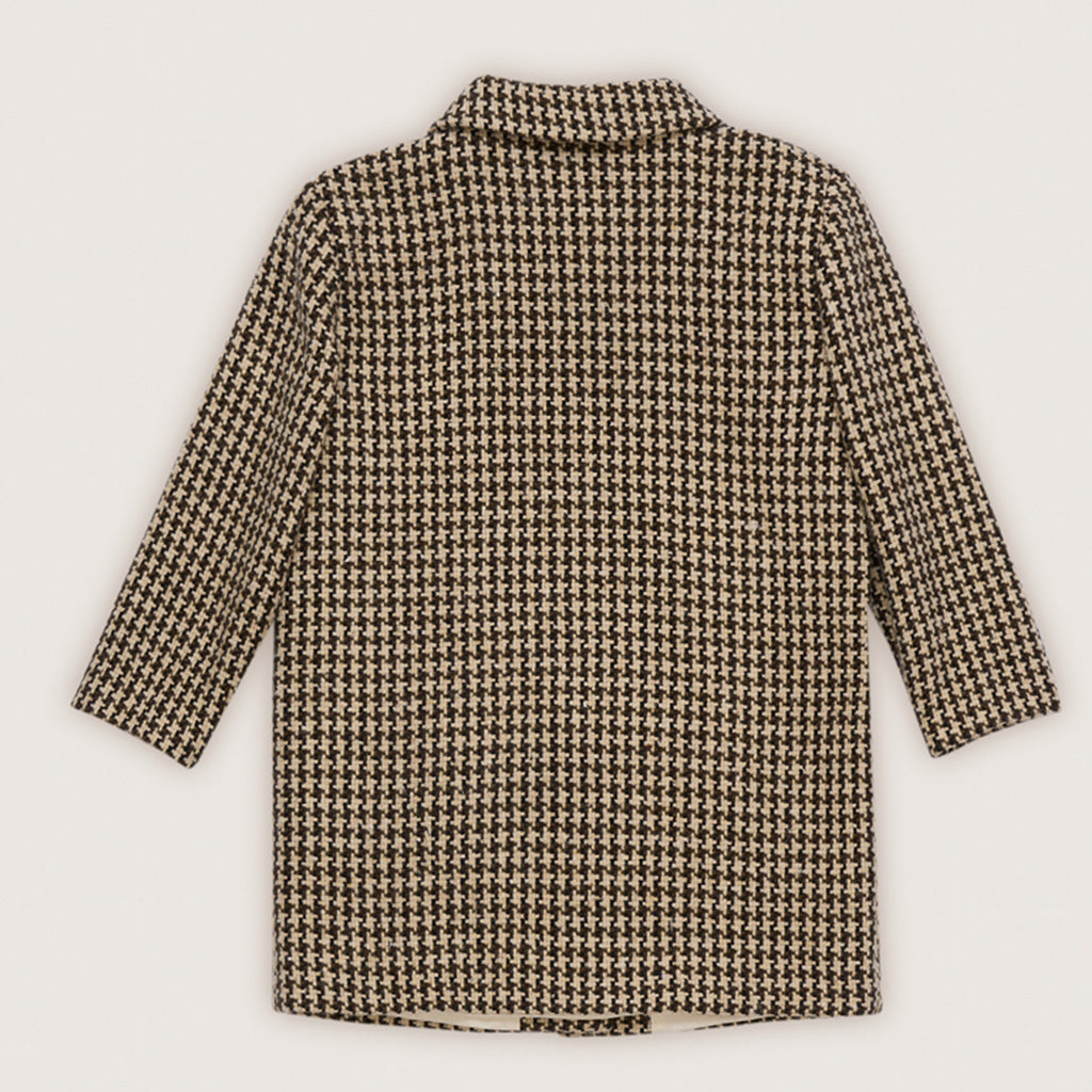 Coat Emilla Houndstooth Black & White