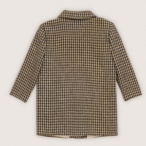 Coat Emilla Houndstooth Black & White