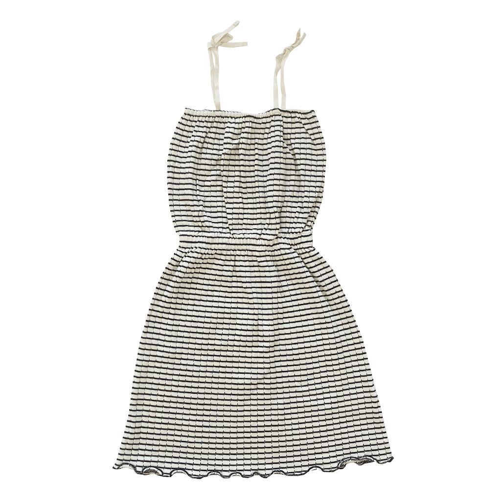 Dress Elodie Ecru Navy