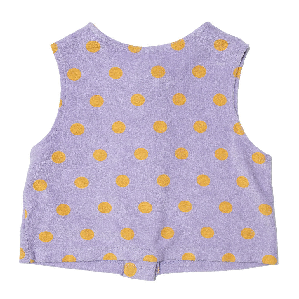 Top Snap Lilac Dot