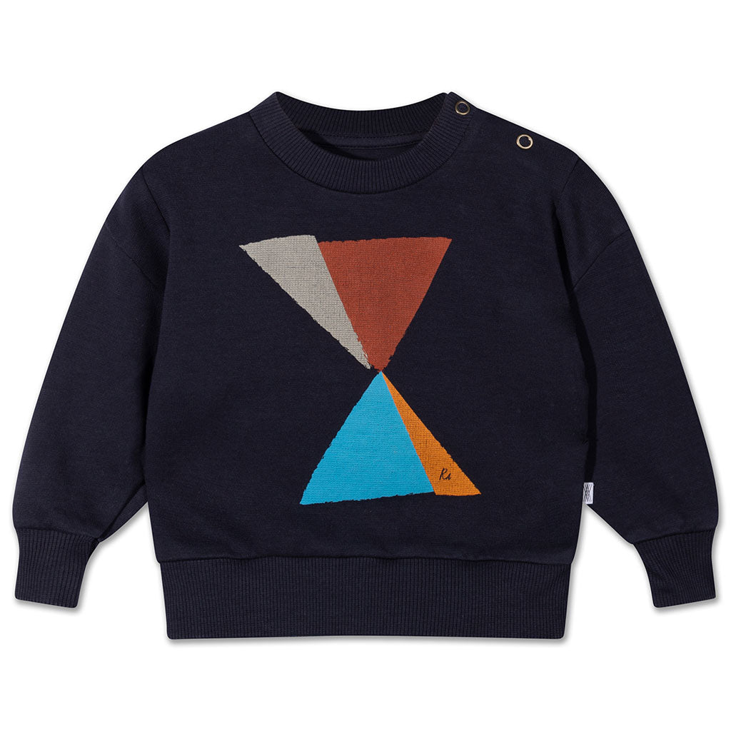 Sweater Crewneck Baby Deep Dark Blue
