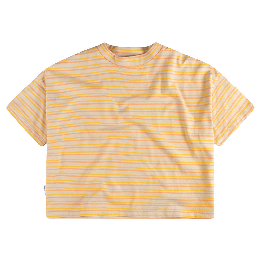 T-shirt Boxy Stripe Honey