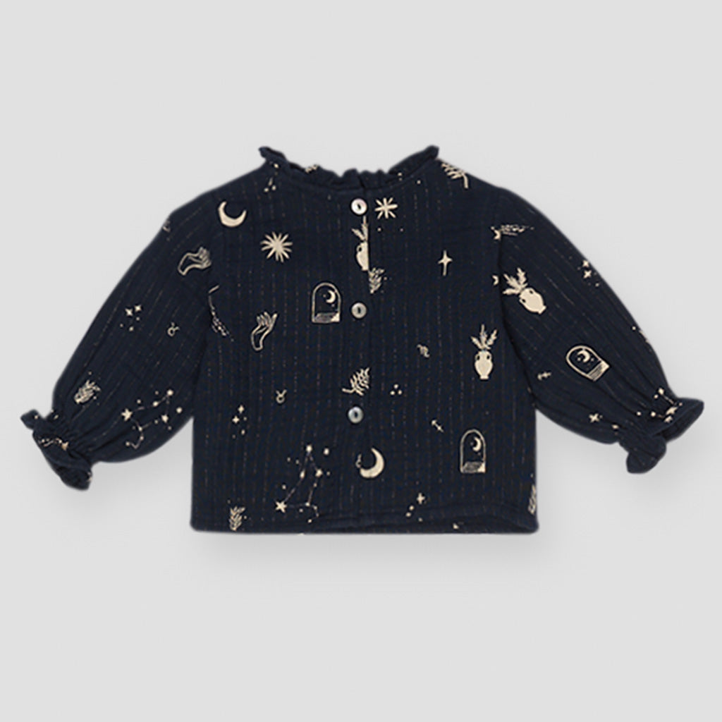 Blouse Baby Paola Cosmos Print